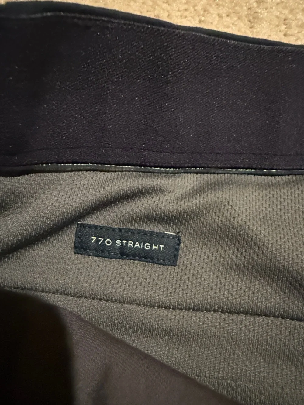 J. Crew Men's Navy Tech Pant. 770 Straight